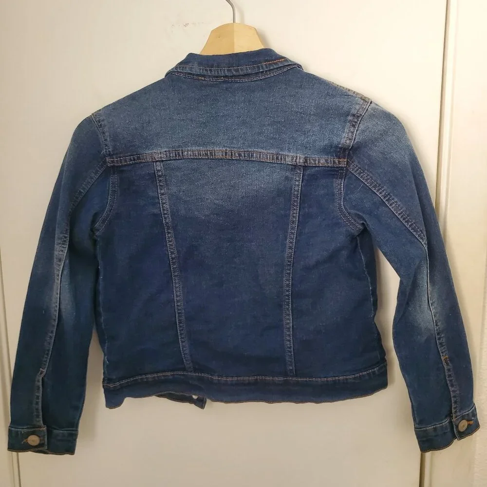 Girl's Soho Button Front Denim Jean Jacket Girl's Size 12